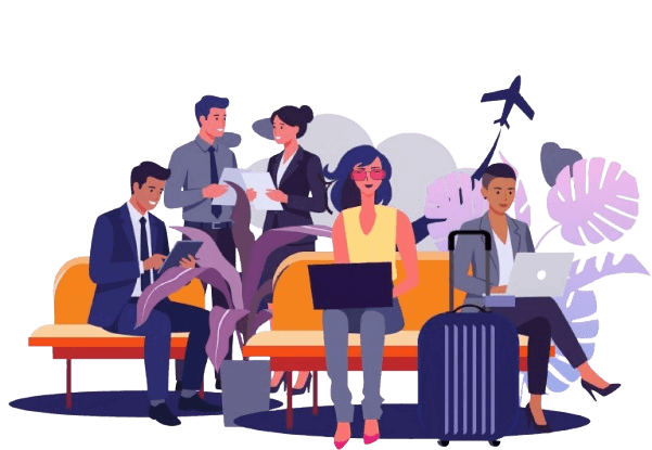 Corporate Travel Illustration